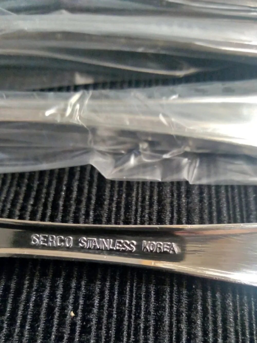 Vtg NOS Serco stainless Box of 12 Dinner Forks